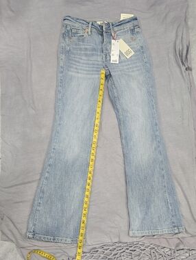 BDG Light Blue Flare Jeans(one Missing Button)